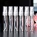 Enslz 20pcs Empty Clear 5ml Glass Spray Bottle Refillable Perfume Glass Bottles for Travel