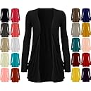 Crazy Girls Women's Boyfriend Pocket Cardigan Jersey Shrug