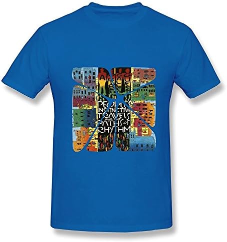 ZEKO Men's T Shirt A Tribe Called Quest People's Instinctive Travels And The Paths Of Rhythm Size S RoyalBlue