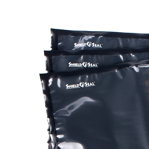 11" x 24" Clear & Black Vacuum Sealer Bags SNS 300