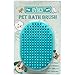 DYBEN Pet Bath Brush/Soft Rubber with Massage Teeth/Curry Shampoo Washing Brush/Perfect for Dogs & Cats Grooming