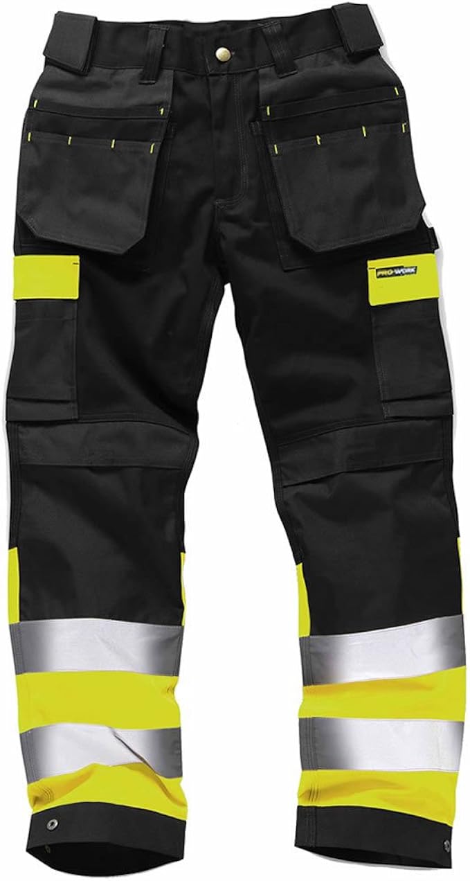 hi vis cargo work pants