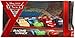 Disney / Pixar CARS 2 Movie Exclusive Die Cast Car Racing 4Pack Lightning McQueen with Racing Wheels, Max Schnell, Jeff Gorvette Carla Veloso