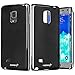 Galaxy Note Edge Case - Fosmon [DURA FROST] Smooth Durable & Flexible SLIM-Fit Cover for Samsung Galaxy Note Edge (Black)