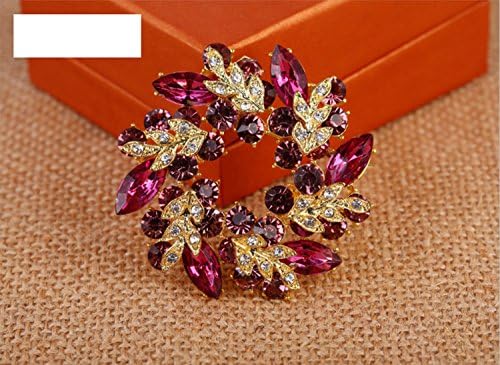 Bill Han edition wreath of high-grade diamond brooch wedding wedding corsage, clothing accessories