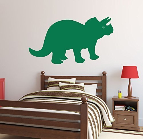 Custom Name Dinosaur Wall Decals Triceratops Personalized
