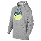 Oakley Men's Level Hoodie, Heather Grey, Small