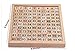 Wooden Toys Hundred Board Montessori 1-100 Consecutive Numbers Wooden Educational Game for Kids with Storage Bag
