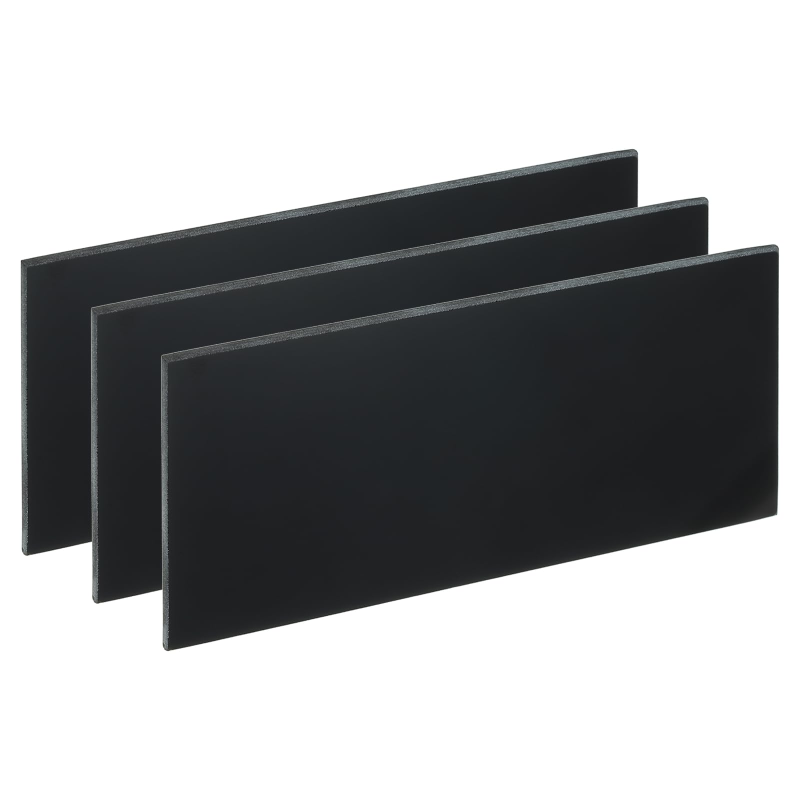 PATIKIL Welding Len Shade 8 Glass 4-1/4"x 2" / 4.25x2", 3 Pack Matte Edge Hardened Glass Black Darkening Filter Plates Covers Replacement for Weld Helmet Hood