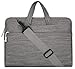 Mosiso Denim Fabric Sleeve Case Cover Bag with Shoulder Strap Only for 12-Inch New Macbook with Retina Display, Gray