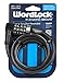 Wordlock Combination Bike Cable Lock – 4 Dial, 5 Foot, Black , 7.70in. x 6.00in. x 1.30in.