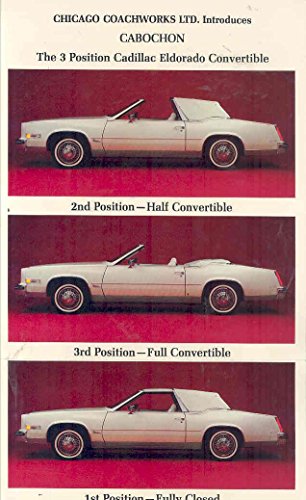 1983 Cadillac Eldorado Cabochon Convertible Brochure