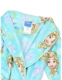 Elsa de Frozen Anna las niñas albornoz de forro polar azul