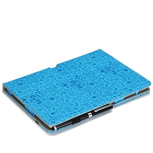 MoKo Amazon Kindle Voyage Case - Ultra Slim Lightweight Smart-shell Stand Cover Case with Auto Wake/Sleep for Amazon Kindle Voyage 6", Cutie Charm Blue