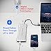 Pillarr USB-C Laptop Docking Station 12 in 1 with Power Delivery up to 60 Watts
