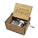 Rabi Wooden Music Box Hand Crank Music Box