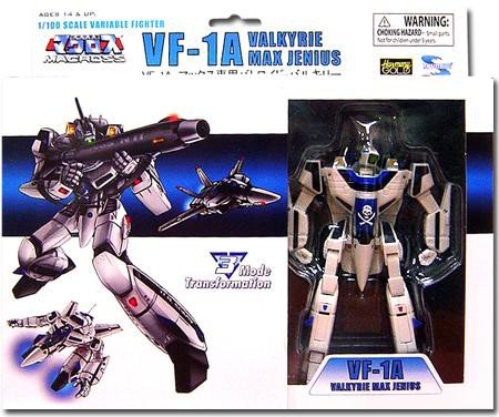 Robotech Macross Toynami 5 Inch 1/100 Scale Fully Transformable Max Jenius' VF-1A Veritech Fighter