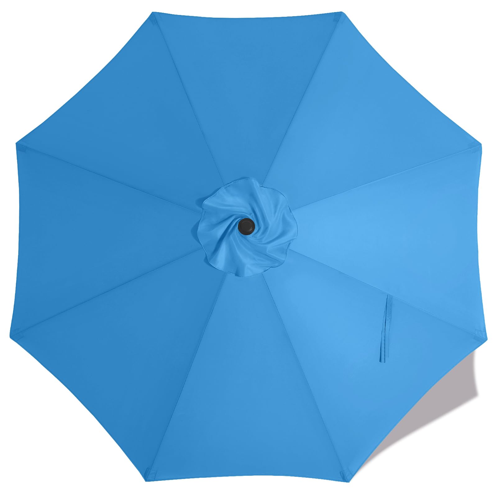 Photo 1 of MASTERCANOPY Patio Umbrella 9 ft Replacement Canopy for 8 Ribs-Sky Blue Canopy Only