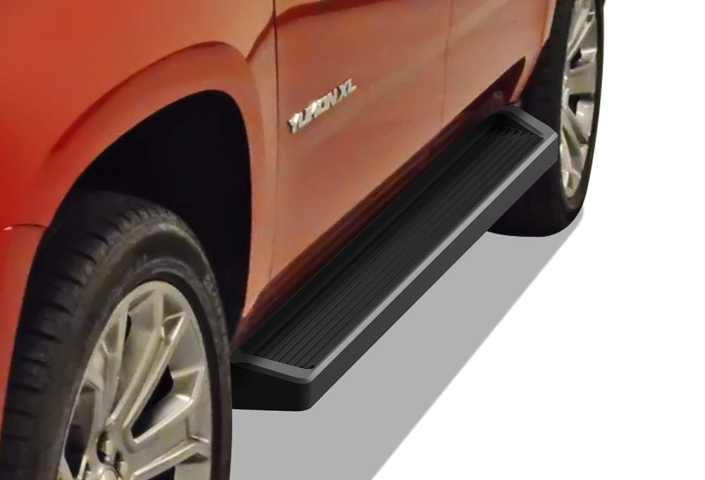 Photo 1 of APS Running Boards (Nerf Bars Side Steps) Compatible with Chevy Suburban GMC Yukon XL 2005-2020 (Exclude Z71 Hybrid) & Avalanche 03-13 Without Cladding (Black Powder Coated Running Board Style)