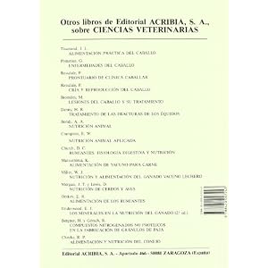 Nutricion y Alimentacion del Caballo (Spanish Edition)