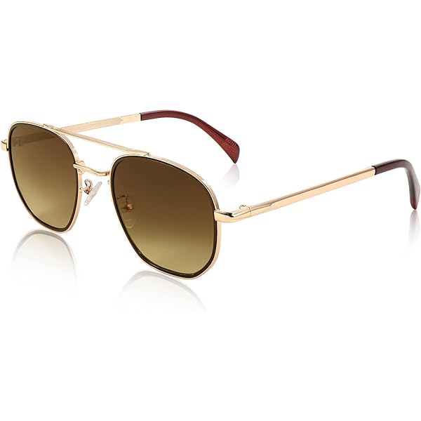 Amazon.com: Milano Oversized Square Flat Top Aviator  display picture 2