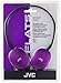 JVC HAS160V FLATS Lightweight Headband Headphones (Violet)