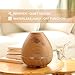 Oil Diffuser Essential Oils, Paxamo 300ml Natural Oil Diffusing Ultrasonic Aroma Diffuser Air Humidifier for Home, Office, Spa, Gym