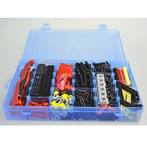 image for DUOFIRE Plastic Organizer Container Storage Box Adjustable Divider Rem