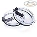 Mysweety 2PCS Spill Proof and Splash Resistant Lids For Yeti Rtic Ozark Trails Tumbler Rambler Cups 20 oz