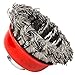 HOYIN 2-1/2Inch Wire Cup Brush, 0.020In Stainless Steel ,Twist Knotted ,5/8inch-11UNC for Angle Grinders