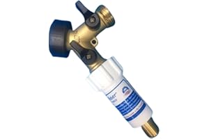 BLUE PENGUIN Freeze Miser® & 2-Way Y Valve Shut-Off ¾ Inch Brass Hose Connector