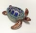 Znewlook Sea Turtle Crystal Studded Pewter Jewelry Trinket Box Czech Crystal Turtle Trinket from