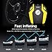 Audew Portable Air Compressor Pump, 12V DC Tire Inflator, 150 PSI Tire Pump for Car, Truck, Bicycle, RV and Other Inflatables