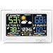 La Crosse Technology C87030 Multi-Color LED Wireless Forecast Station, White