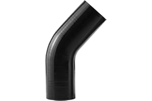 Ucreative 45 Degree Elbow ID: 2" (51mm) 4-Ply 5mm Thickness High Performance Silicone Hose Coupler
