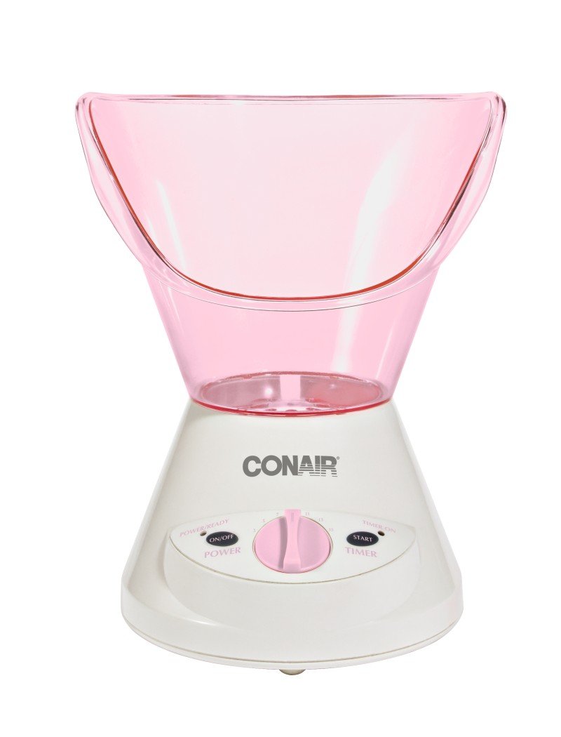 True Glow by Conair Moisturizing Mist Facial Sauna System; Pink / Cream: Beauty
