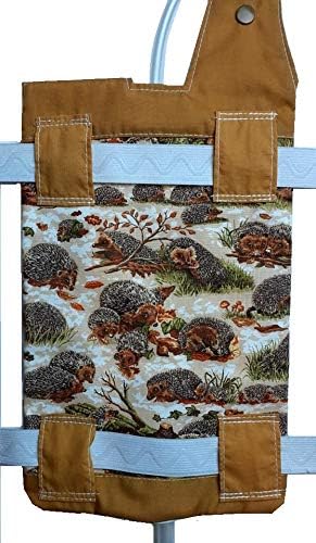 Catheter Leg Bag Holder. Cover. Hedgehogs, Multicoloured, For the catheter bag of 500ml-900ml capacity - Image 5