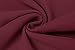ACEVOG Womens Casual Scoop Neck Loose Top 3/4 Sleeve Chiffon Blouse Shirt Tops (L, Wine Red)
