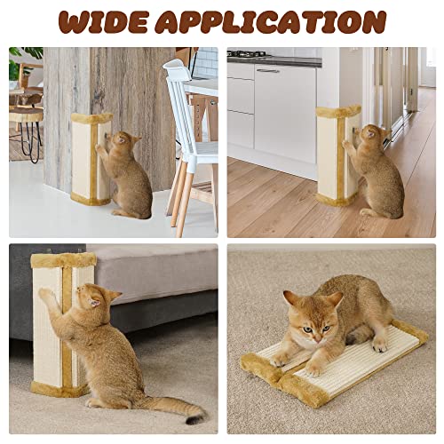 Lahas Cat Wall Corner Scratcher Furniture Protector Kittens Scratch Board Sisal Cat Scratching