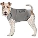 AKC - American Kennel Club Anti Anxiety and Stress Relief Calming Coat for Dogs, Essential for Thunderstorm season and 4th of July Fireworks- Grey, X-Large