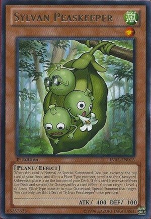 Yu-Gi-Oh! - Sylvan Peaskeeper (LVAL-EN015) - Legacy of the Valiant - 1st Edition - Rare
