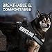 Pawaboo Service Dog Vest Harness + Dog Leash, Premium Durable Reflective Dog Vest Harness with 2 Reflective Removable Velcro Patches + 19