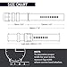 Vetoo Watch Band, Quick Release Silicone Watch Bands, Choose Color and Width 18mm, 20mm, 22mm, Rubber Replacement Band for Traditional & Smart Watch