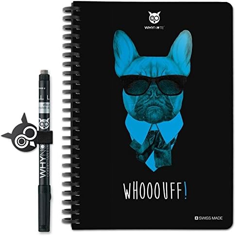 WHYNOTE A5 BULLDOG - Infinitely reusable notepad Whynote Book - Notebook notebook erasable