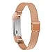 For Fitbit Alta Bands,CreateGreat Metal Band for Fitbit Alta Bracelet/Fitbit Alta Replacement Band/Fitbit Alta Bands/Alta Bands,Rose Gold