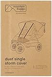 Mountain Buggy Duet Single Storm Cover, Clear