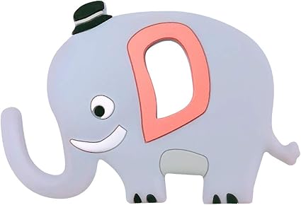 elephant baby teether
