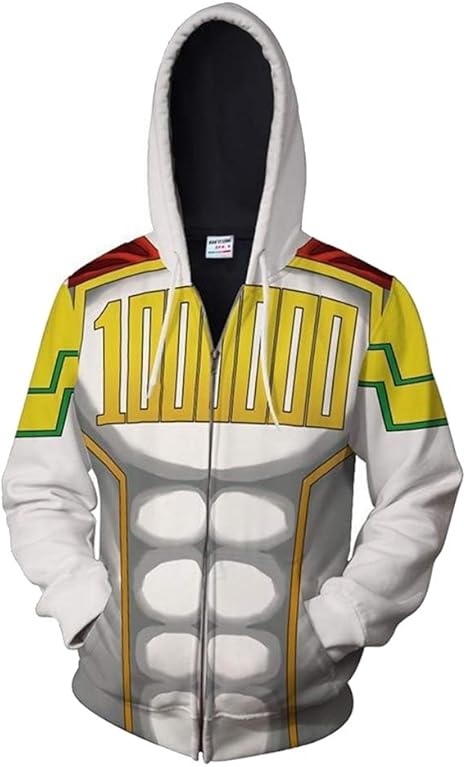 Amazon Fanituhan 僕のヒーローアカデミア My Hero Academia コスプレ パーカー 砂藤力道 さとうりきどう コスプレ 衣装 パーカー ジップタイプ コート ジャケット 長袖 S コスプレ 仮装 通販