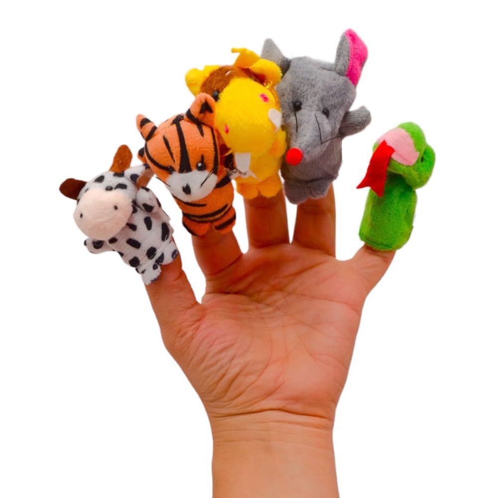 AKORD Koly Zoo Zodiac Soft Animal Puppets Finger Plush Toy