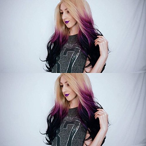  ombre purple wig